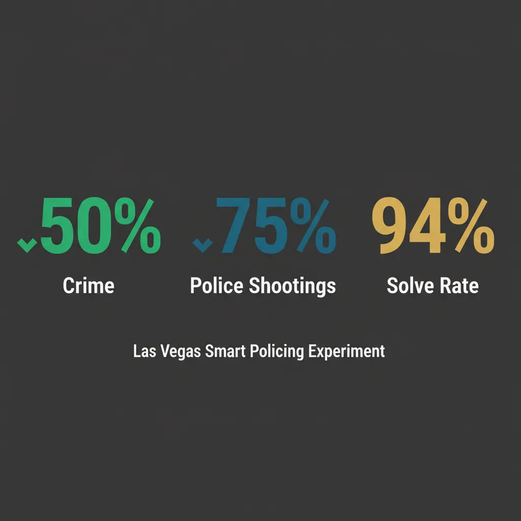 Las Vegas policing tech experiment: key data