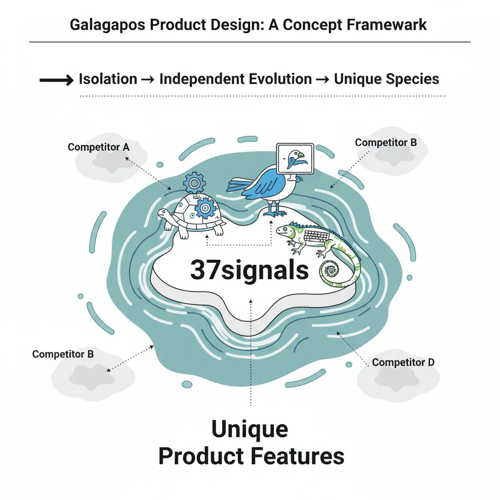 Galapagos-style product design — evolving independently in isolation