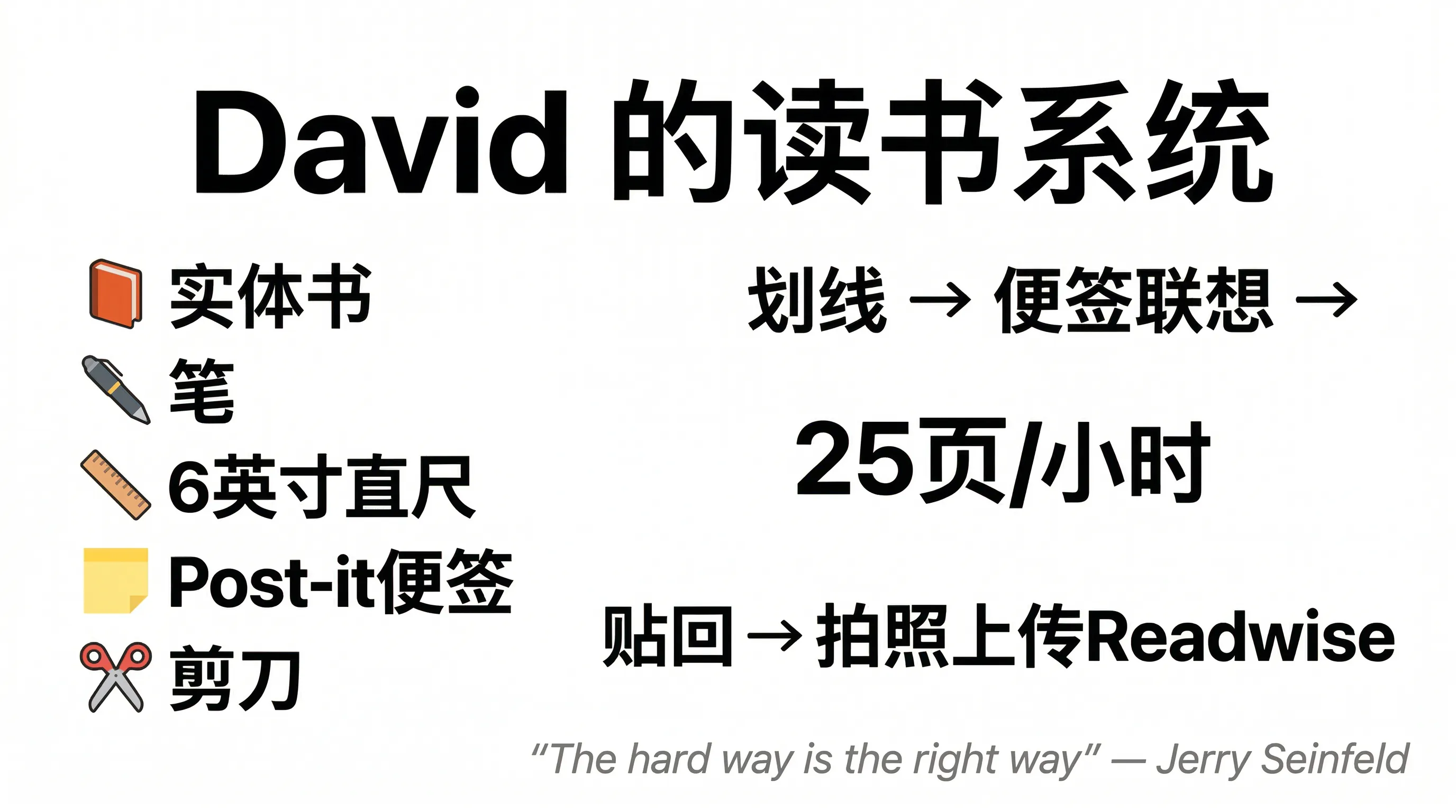 David 的读书系统