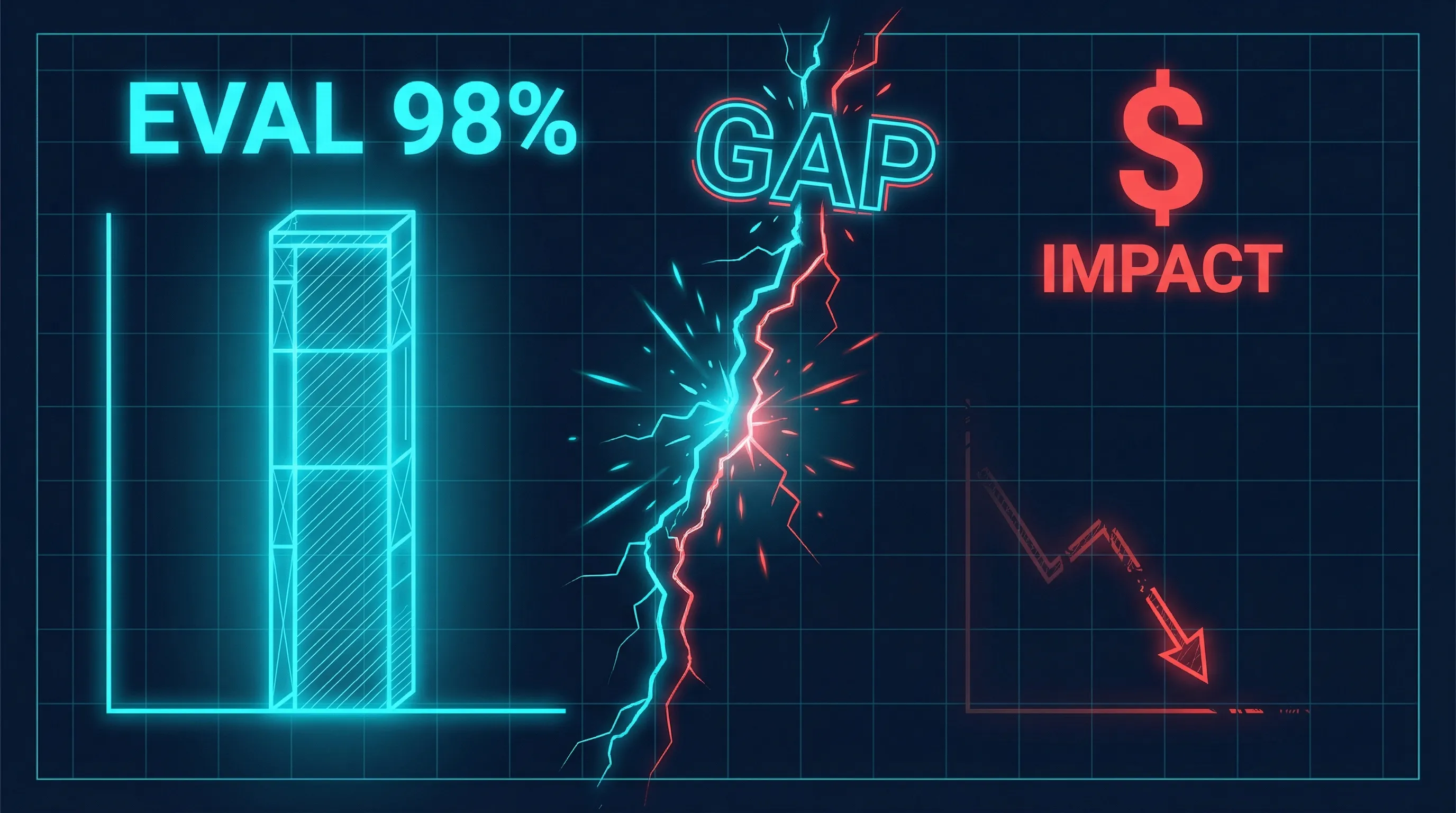Eval 分数与经济影响的断裂