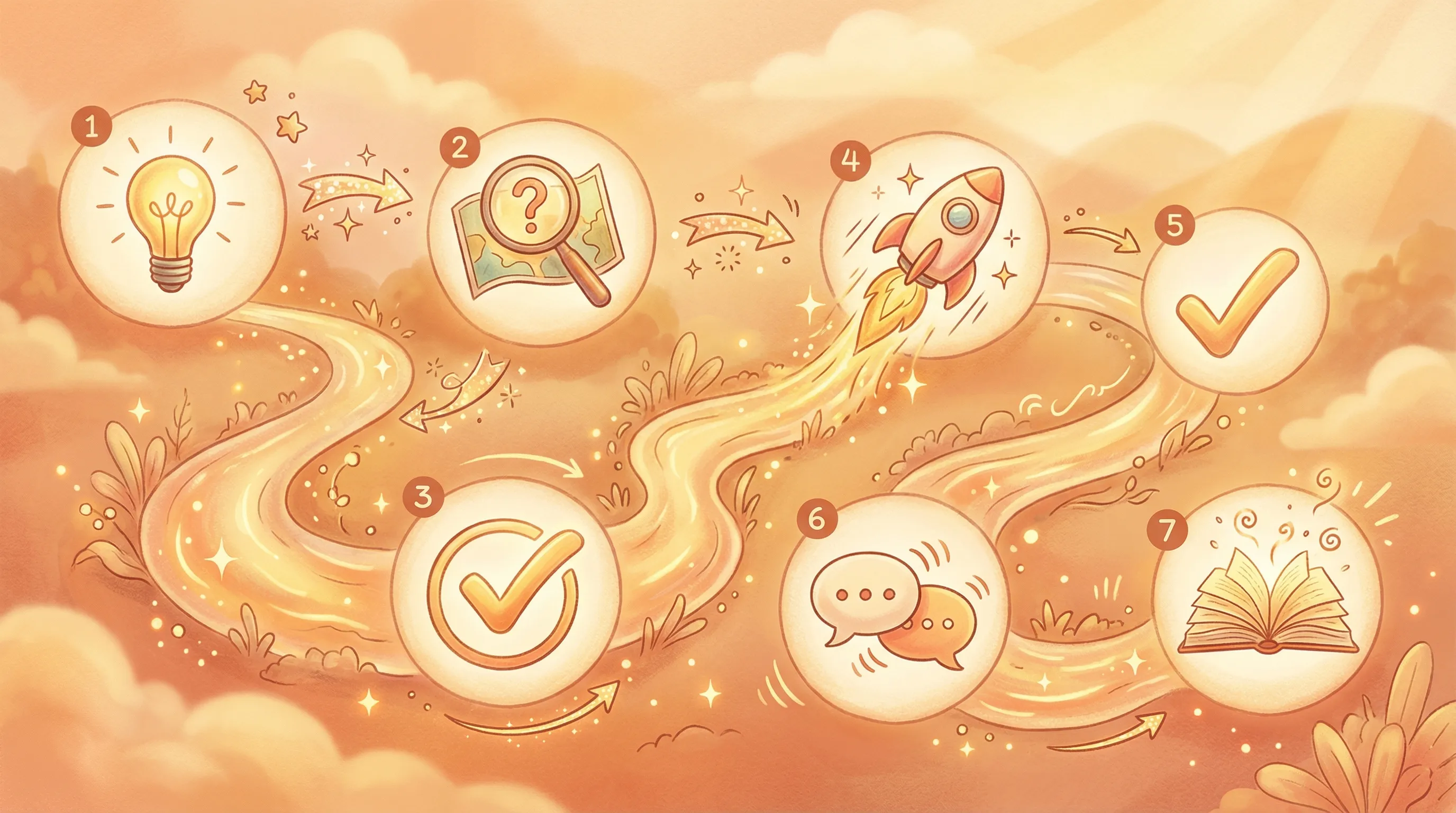 七个 Slash Commands 工作流：从想法到上线